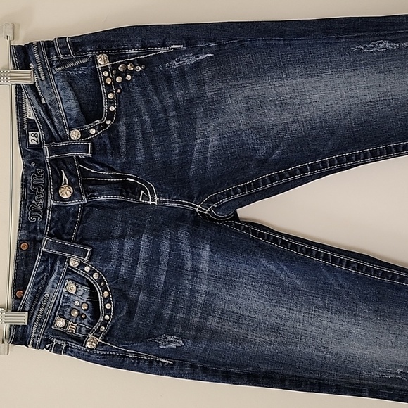 Miss Me Y2K Easy  Boot Cut JE5463E3R Women’s Flare Jeans  Mid Wash  Size 28 - Picture 9 of 16
